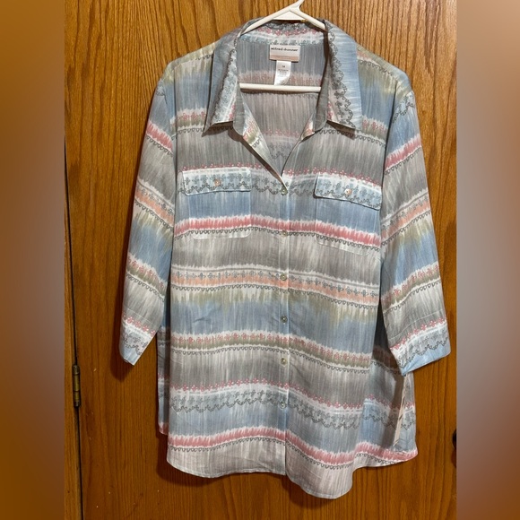 Alfred Dunner women’s sz 1X new with tags blouse - Picture 1 of 9